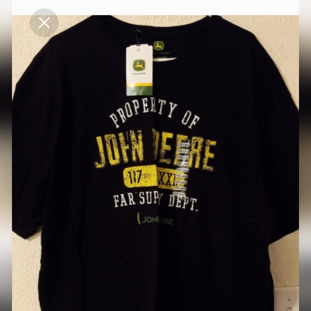 🐮 🐄 New With Tags John Deere Men's Big and Tall Short Sleeve T-Shirt - Picture 2 of 6